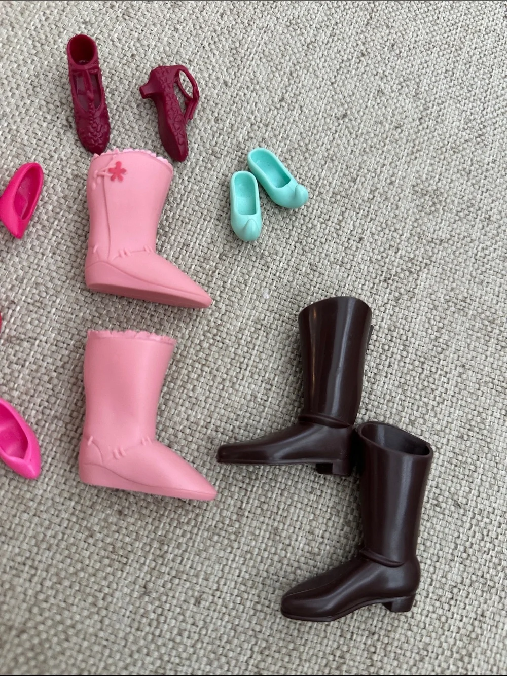 Assortment of Barbie Doll shoes